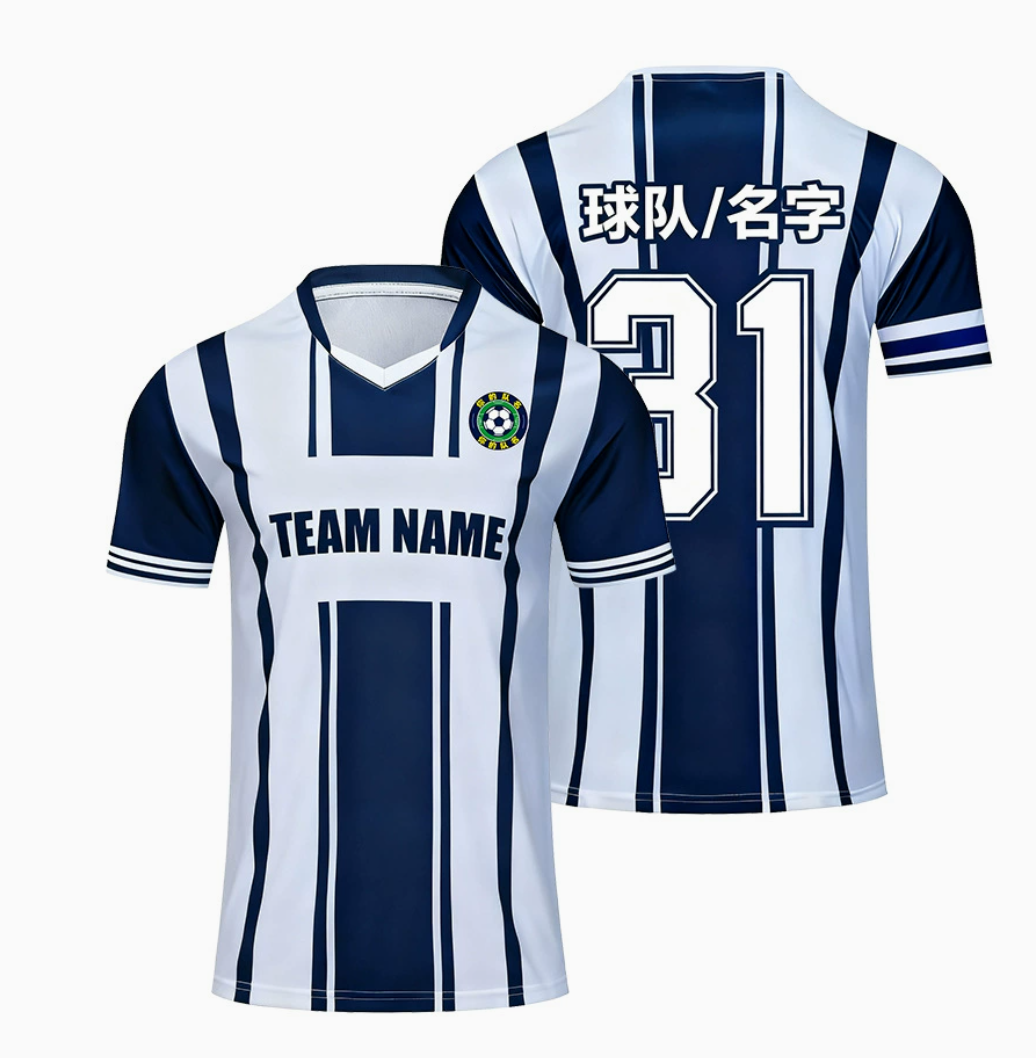 Custom Full Soccer Uniform Set – Personalized Football Jersey & Tracksuit with Name Number, Breathable Training Kit for Men Youth Team Sports