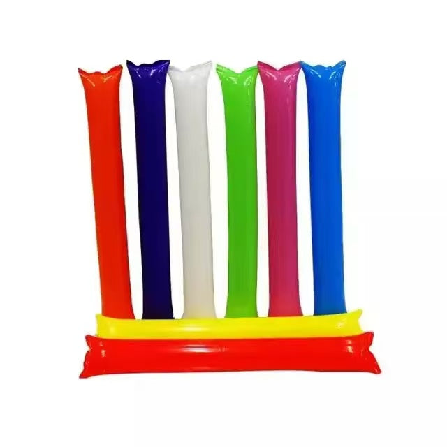 Custom Logo Inflatable Thunder Sticks – Cheering Stick, Noise Makers for Sports Events, Concerts, Party, Custom Printed Cheer Sticks