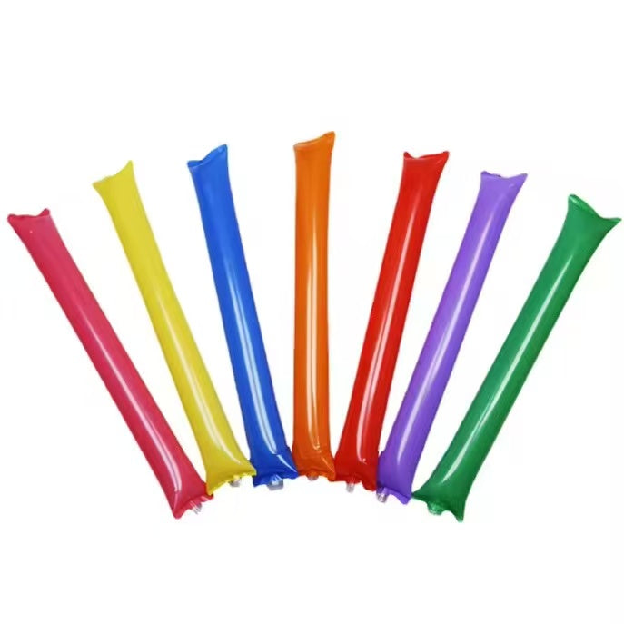 Custom Logo Inflatable Thunder Sticks – Cheering Stick, Noise Makers for Sports Events, Concerts, Party, Custom Printed Cheer Sticks